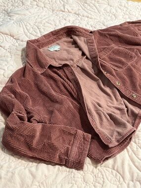 American Eagle Outfitters Dusty Rose Corduroy Jacket